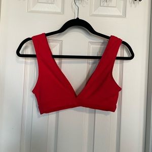 Hardly Worn Body Glove V-neck Swimsuit Top